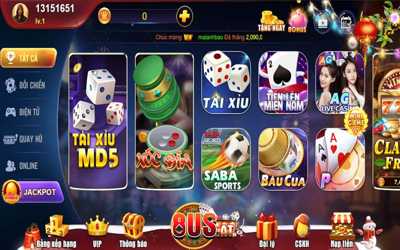 Dịch vụ cổng game 8us cung cấp